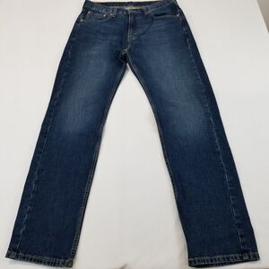 Levi's 505 Jeans Mens 32x32 Regular Fit Straight Leg Blue